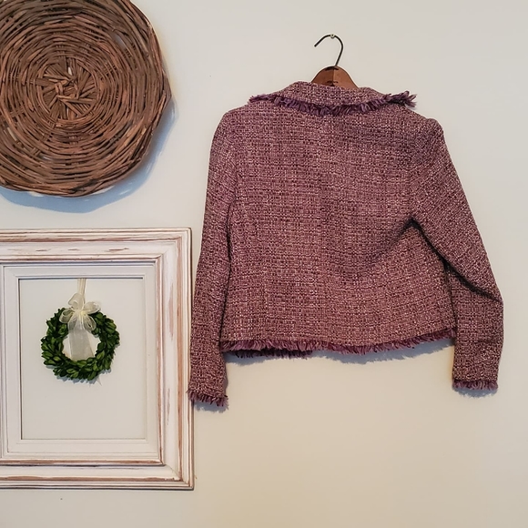 Katie Hill Petite Tweed Coat - Picture 3 of 4